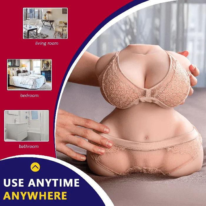 Babette Real Doll Torso Mini Sexpuppe Mnnlich 6KG xeoxhoneyde Male Sex Toys
