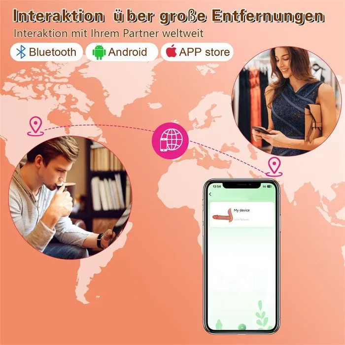 Innovativer 2in1 Dildo fr intensive und realistische Empfindungen xeoxhoneyde Female Sex Toys