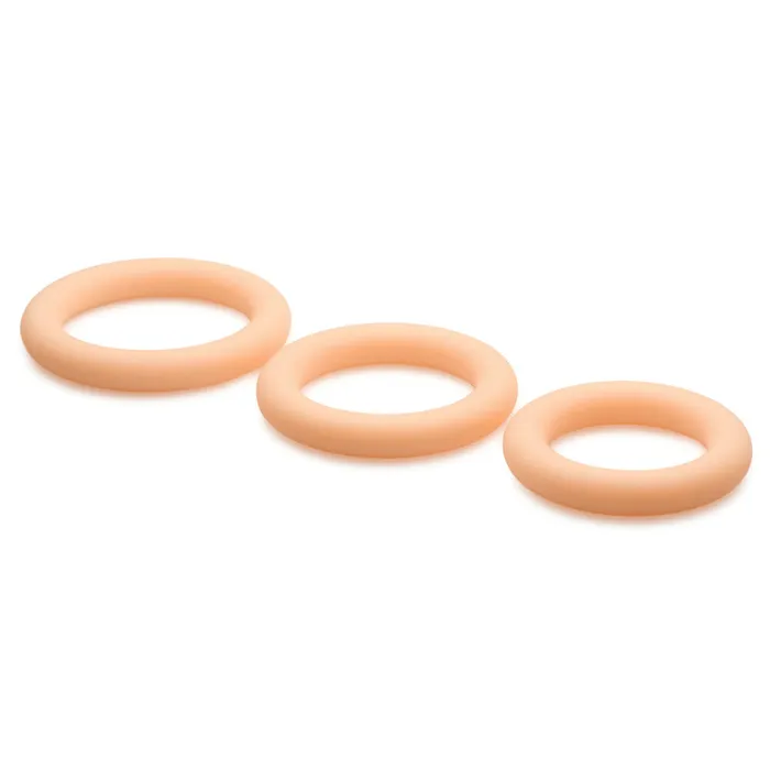 Jock Discreet Silicone Cock Ring Set 3 Pieces Curve Toys Male Sex Toys