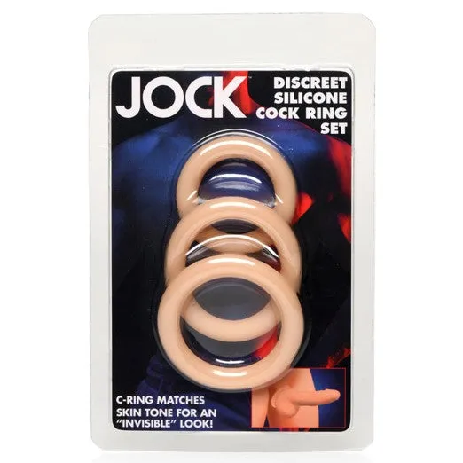 Jock Discreet Silicone Cock Ring Set 3 Pieces Curve Toys Male Sex Toys Jock Discreet Silicone Cock Ring Set 3 Pieces Curve Toys Male Sex Toys