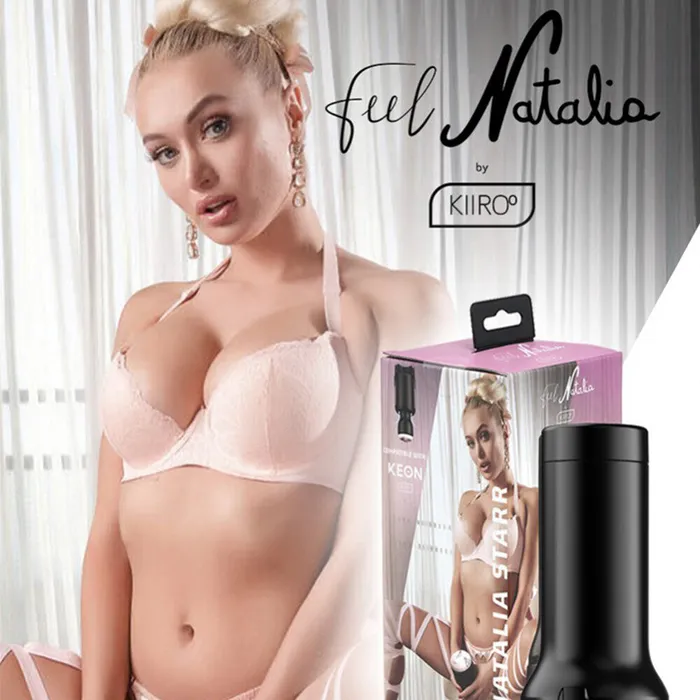 Kiiroo Male Sex Toys Kiiroo Natalia Starr FeelStar Vagina Stroker Masturbator Kiiroo Male Sex Toys Kiiroo Natalia Starr FeelStar Vagina Stroker Masturbator