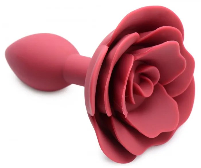 Male Sex Toys XR Brands Master Series Booty Bloom Silicone Rose Anal Plug
