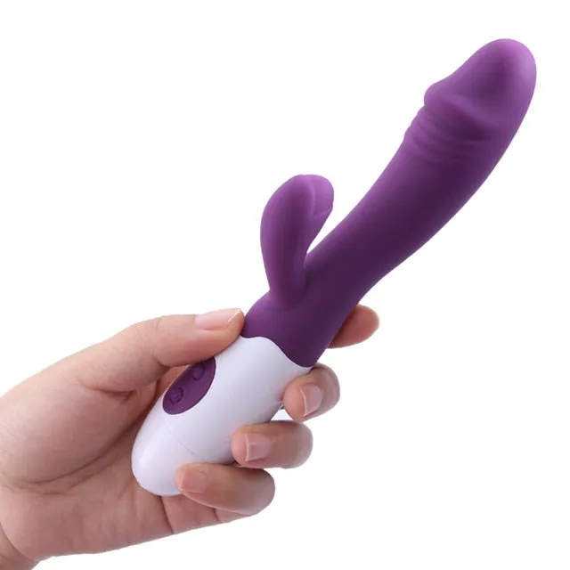 NEW G Spot Dildo Rabbit Vibrators For Women Dual Vibration Silicone 69shadesofplay Female Sex Toys NEW G Spot Dildo Rabbit Vibrators For Women Dual Vibration Silicone 69shadesofplay Female Sex Toys