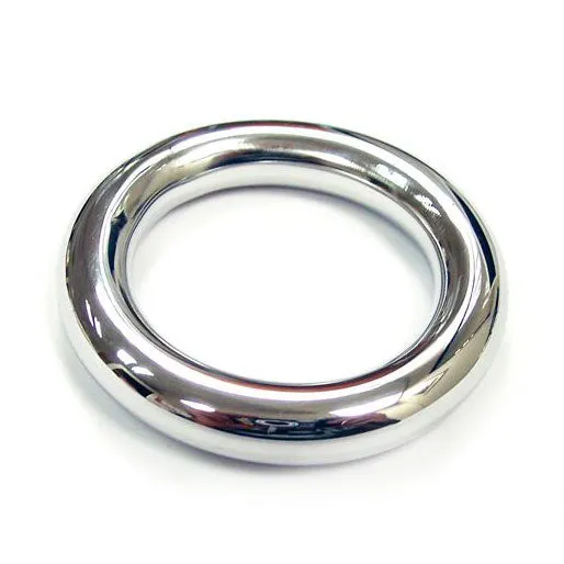 Rouge Male Sex Toys Rouge Stainless Steel Round Cock Ring 40mm