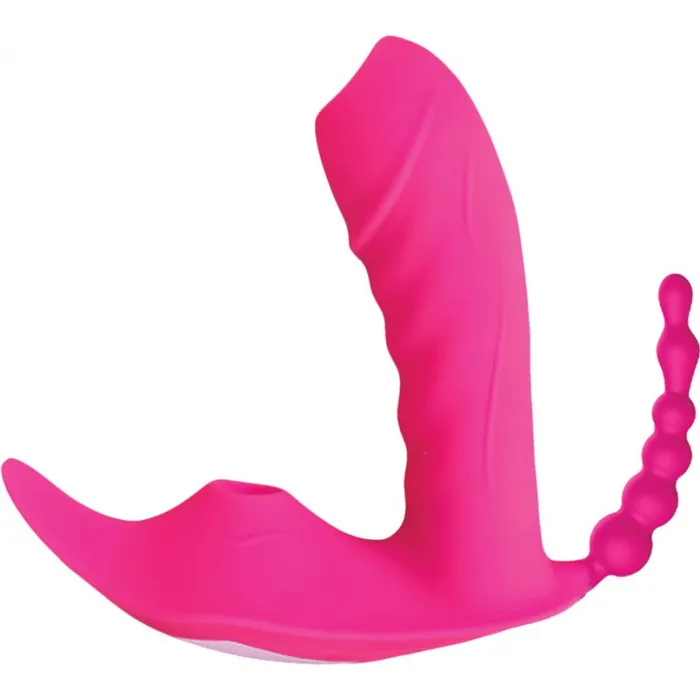 Sweet Sex Body Candy Silicone Toy With Tongue Anal Beads in Magenta HOTT Products Male Sex Toys Sweet Sex Body Candy Silicone Toy With Tongue Anal Beads in Magenta HOTT Products Male Sex Toys