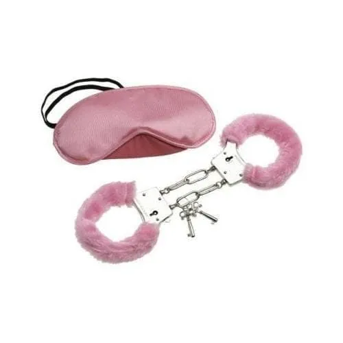 Female Sex Toys CalExotics Pleasure Cuffs With Satin Mask