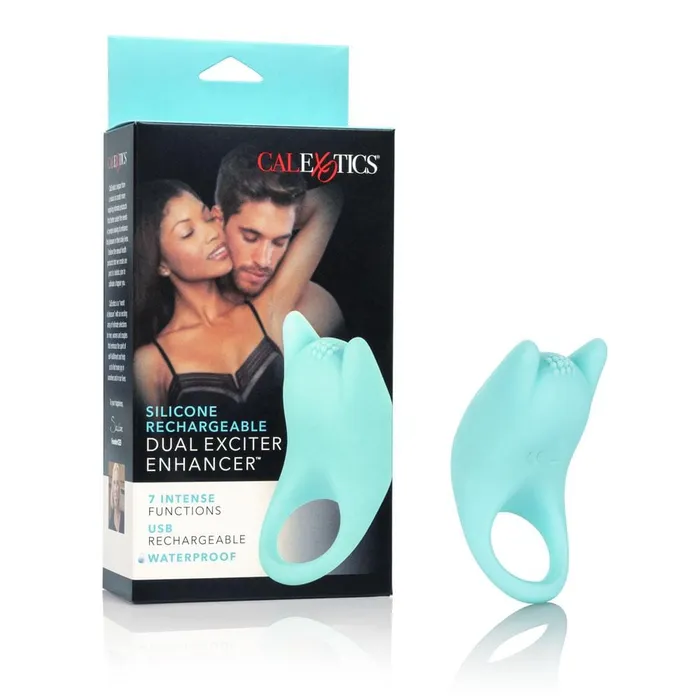 Female Sex Toys CalExotics Silicone Rechargeable Dual Exciter Enhancer