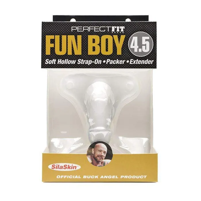 Female Sex Toys Perfect Fit Fun Boy 45 Soft Hollow Strapon Packer Extender Clear Female Sex Toys Perfect Fit Fun Boy 45 Soft Hollow Strapon Packer Extender Clear