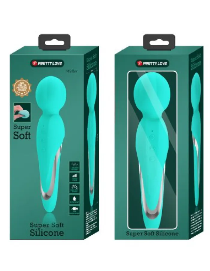 Female Sex Toys Pretty Love Walter Super Soft Silicone Wand Seafoam Female Sex Toys Pretty Love Walter Super Soft Silicone Wand Seafoam