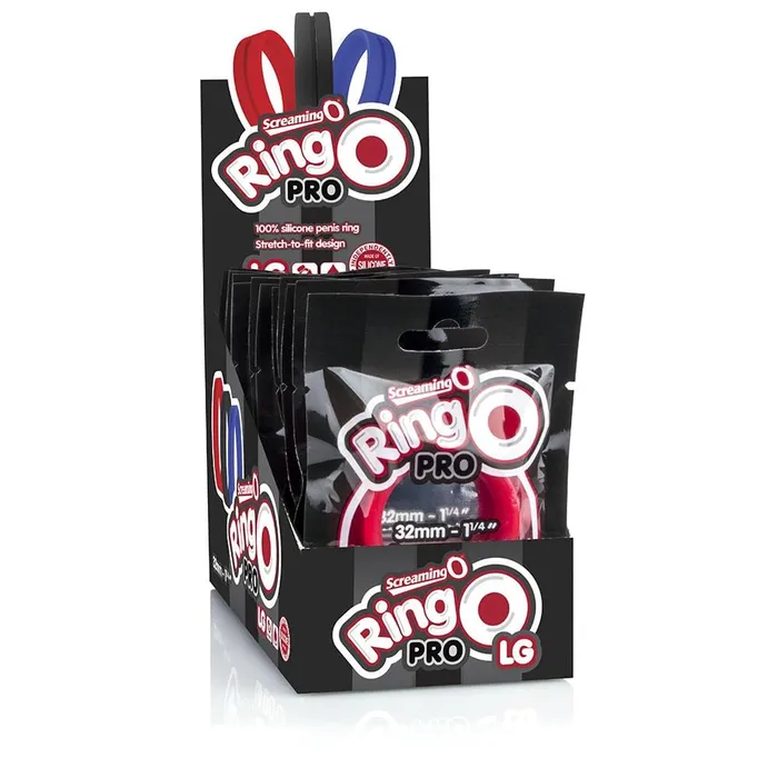 Ringo Pro Lg 12 Count Pop Box Assorted Colors Screaming O Female Sex Toys