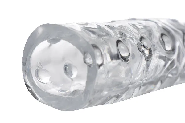 3 Inch Clear Penis Enhancer Sleeve XR Brands Male Sex Toys