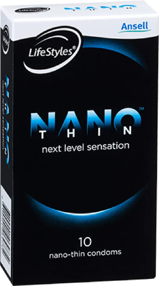 Ansell Female Sex Toys Nano Thin 10s