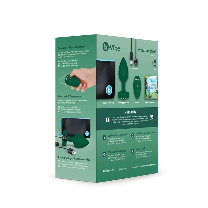 BVibe BVibe Vibrating Jewel Plug MediumLarge Assorted Colors Male Sex Toys BVibe BVibe Vibrating Jewel Plug MediumLarge Assorted Colors Male Sex Toys