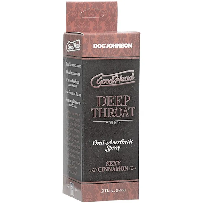 GoodHead Deep Throat Spray Cinnamon 59ml Goodhead Male Sex Toys