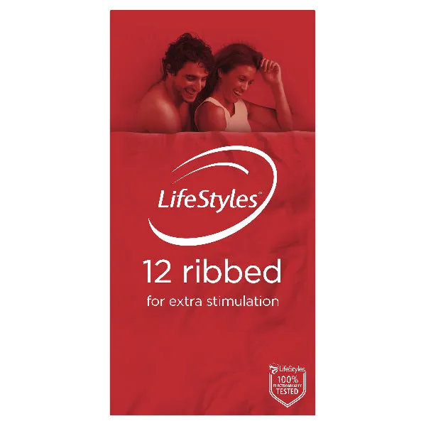 LifeStyles Ribbed Condoms 12 LifeStyles Female Sex Toys