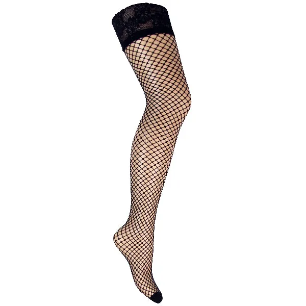 Male Sex Toys Glamory Plus Mesh Fishnet Hold Ups Glamory