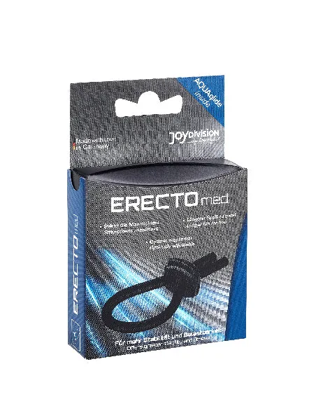 Male Sex Toys Joydivision ERECTOmed Adjustable Cock Ring Black