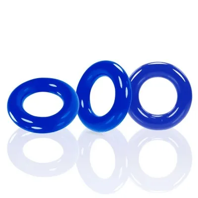 Male Sex Toys OxBalls Willy Rings Police Blue Cock Ring