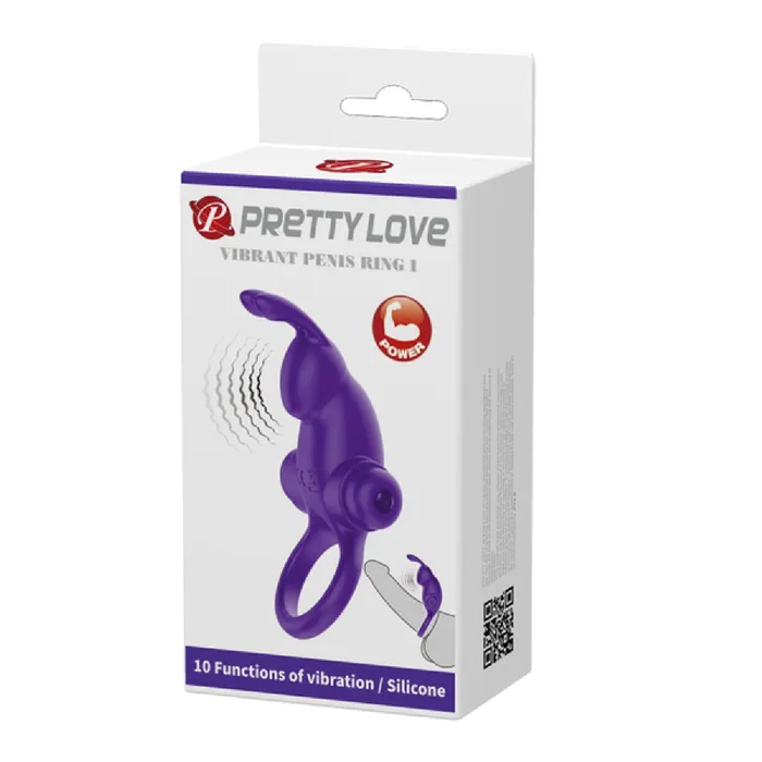 Male Sex Toys Vibrant Penis Ring I Purple Pretty Love