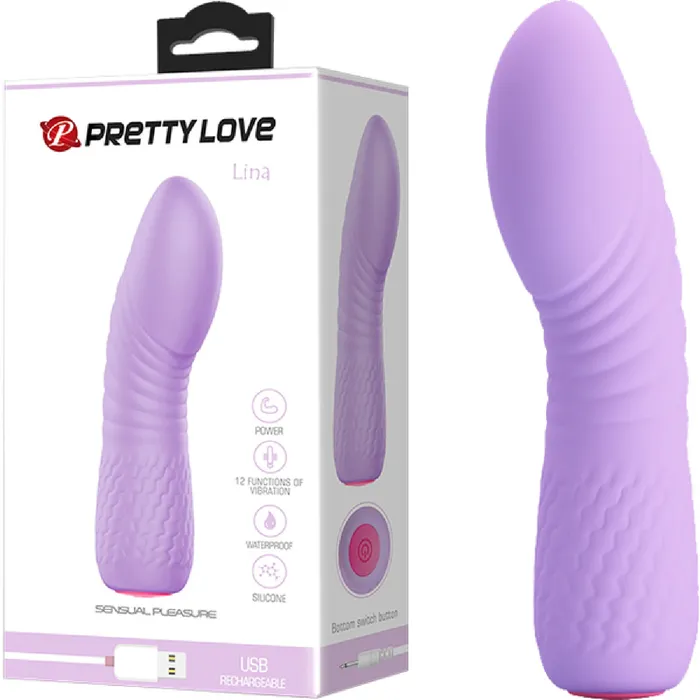 Rechargeable Lina Lavender Pretty Love Female Sex Toys