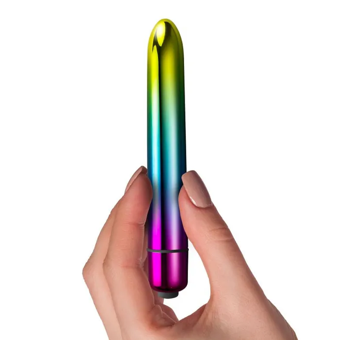 Rocks Off Prism 140mm Rainbow Bullet Female Sex Toys Rocks Off Prism 140mm Rainbow Bullet Female Sex Toys