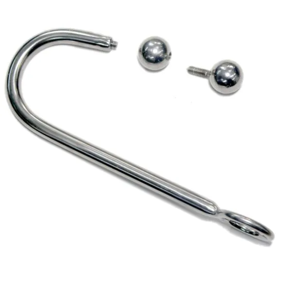 Touch of Fur Male Sex Toys Detachable Double Ball Anal Hook