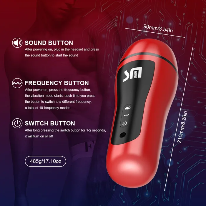 Automatic Vibrators for Men Masturbation Cup Sex Toys Realistic Vagina Pussy for Men soniker Male Sex Toys