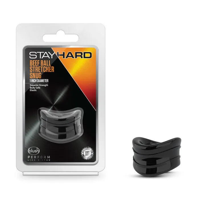Blush Novelties Stay Hard Beef Ball Stretcher Snug 25 cm Ball Stretcher Ring Male Sex Toys Blush Novelties Stay Hard Beef Ball Stretcher Snug 25 cm Ball Stretcher Ring Male Sex Toys