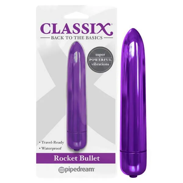 Classix Rocket Bullet Metallic 89 cm Bullet Pipedream Female Sex Toys