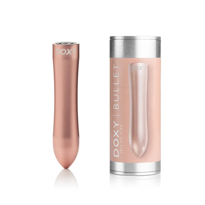 Doxy Doxy Bullet Rechargeable Vibrator Rose Gold Female Sex Toys