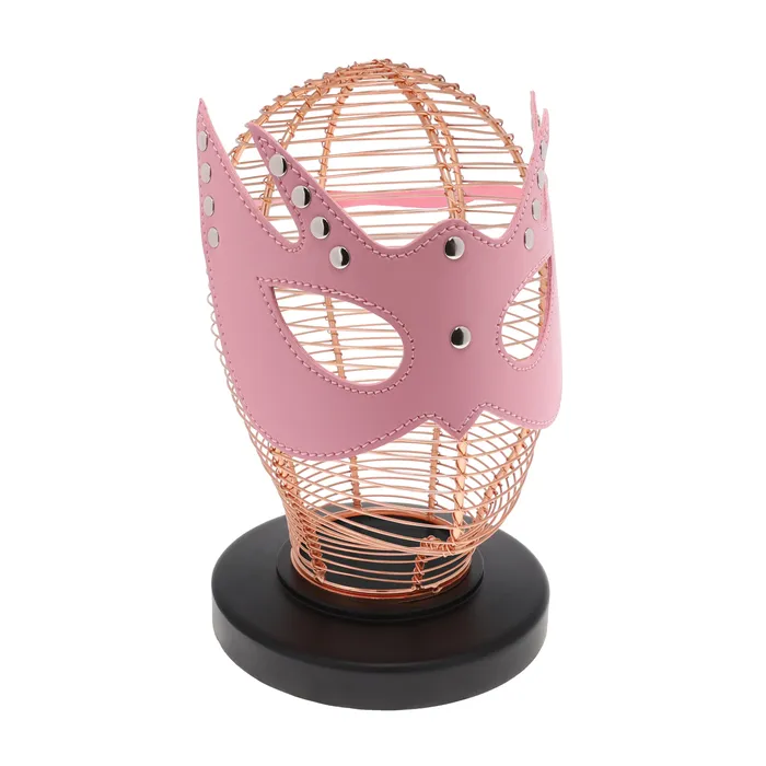 Male Sex Toys 53X SEXCAPADES FAUX LEATHER STUDDED OWL MASK W EARS