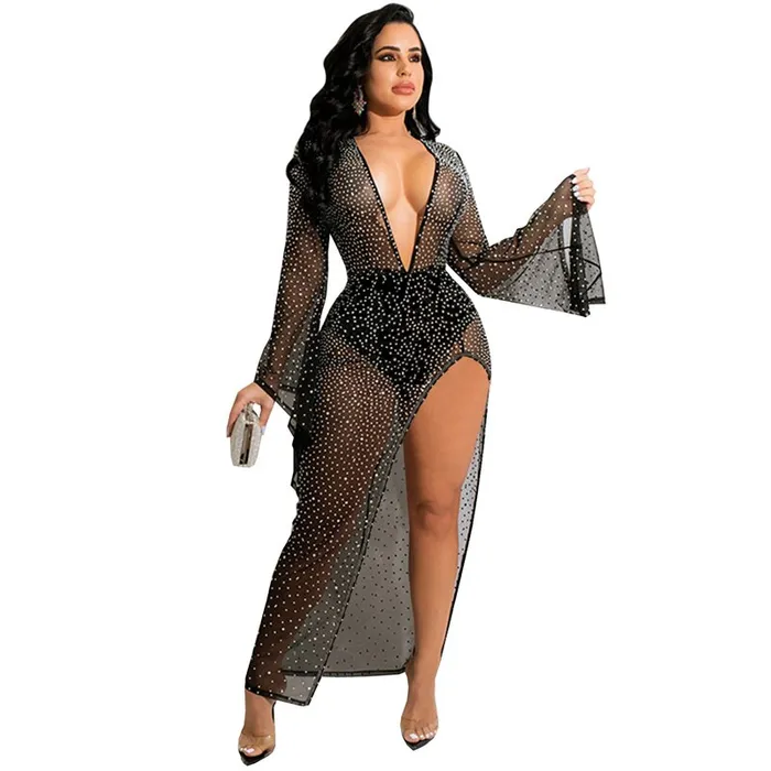 Male Sex Toys Digital Stars Adogirl Diamonds Sheer Mesh Maxi Party Dress with Panties Women Sexy V Neck Flare Long Sleeve High Split Night Club Robe Tunic Male Sex Toys Digital Stars Adogirl Diamonds Sheer Mesh Maxi Party Dress with Panties Women Sexy V Neck Flare Long Sleeve High Split Night Club Robe Tunic