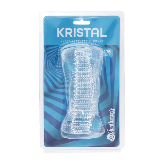 Male Sex Toys GENTLEMENS CLUB Kristal Clear Textured Stroker