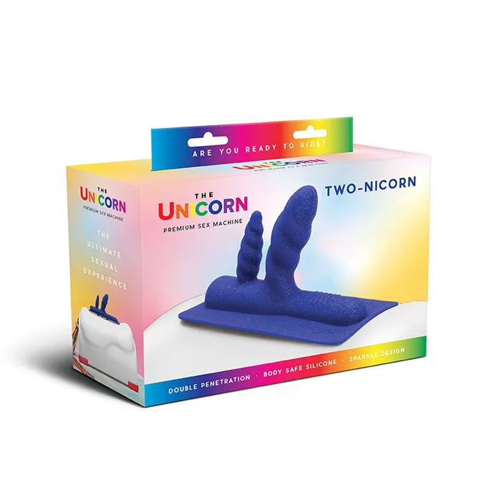 The Cowgirl Female Sex Toys The Unicorn TwoNicorn Textured Double Penetration Silicone Attachment The Cowgirl Female Sex Toys The Unicorn TwoNicorn Textured Double Penetration Silicone Attachment