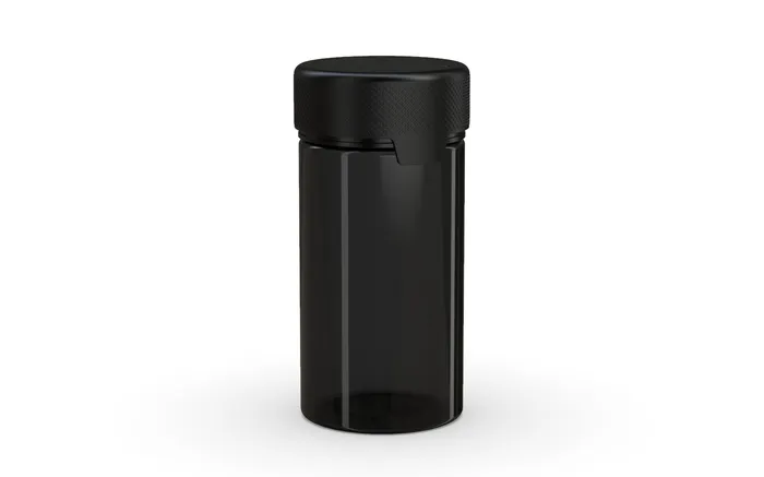 Anal Chubby Gorilla 180CC6FLOZ180ML Aviator CR Container With Inner Seal Tamper Translucent BlackOpaque Black Lid Chubby Gorilla