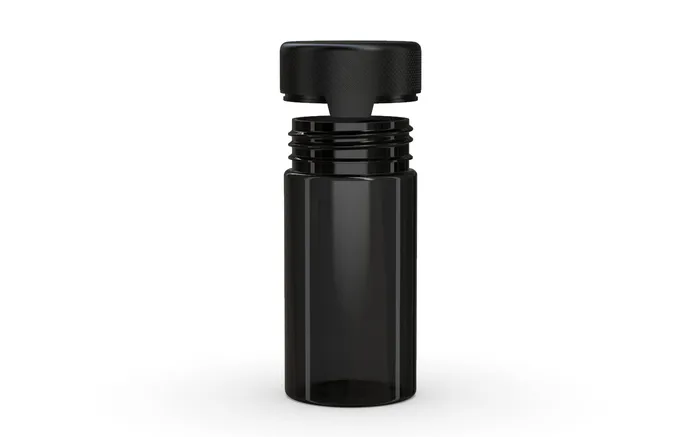 Anal Chubby Gorilla 180CC6FLOZ180ML Aviator CR Container With Inner Seal Tamper Translucent BlackOpaque Black Lid Chubby Gorilla
