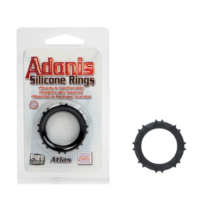 California Exotic Novelties Anal Adonis Silicone Ring Atlas Black