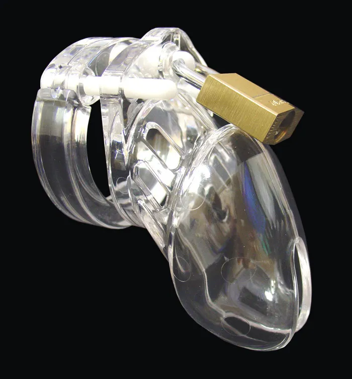 CBX Male Chastity Chastity Clear Small 2 12in Cock Cage Male Sex Toys