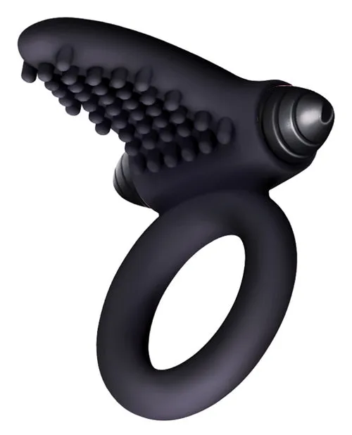 Icon Brands Male Sex Toys 9s SBullet Ring Tounge Silicone 