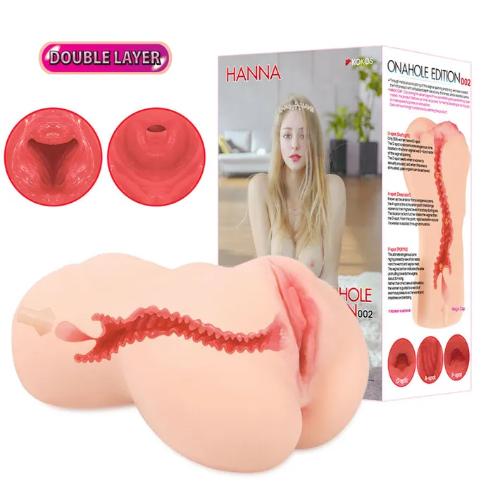 Male Sex Toys Kokos Hanna Onahole 2 Pussy Masturbator