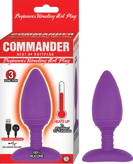 Nasstoys Male Sex Toys Commander Beginners Vibrating Hot PlugPurple
