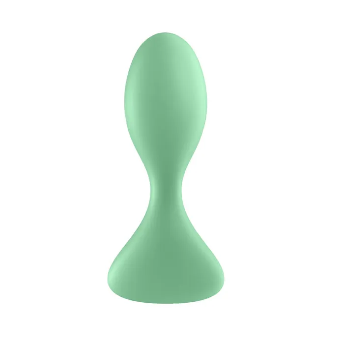 Satisfyer Trendsetter Connect App Vibrating Anal Plug Light Green Satisfyer Male Sex Toys