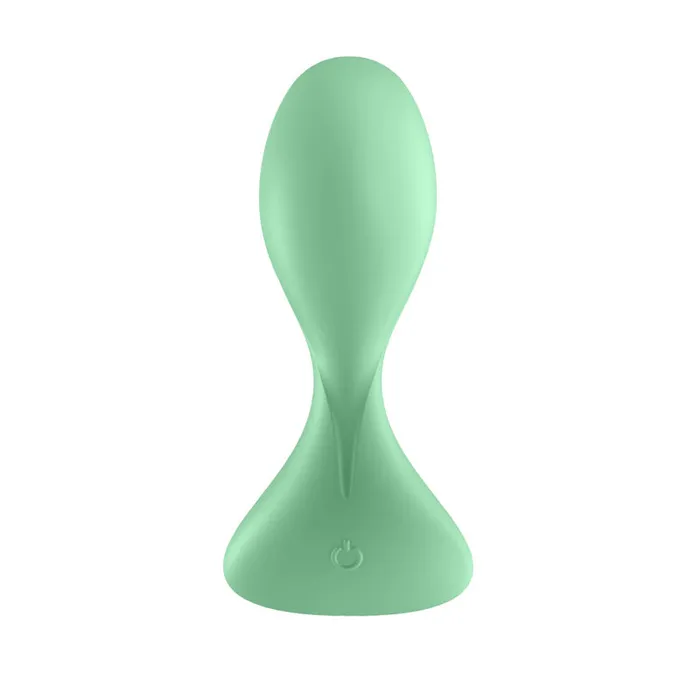 Satisfyer Trendsetter Connect App Vibrating Anal Plug Light Green Satisfyer Male Sex Toys