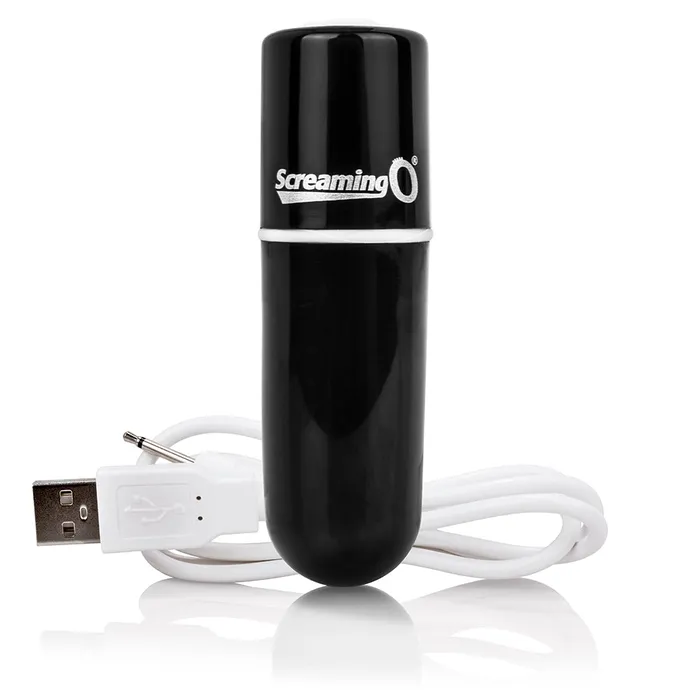 Screaming O Female Sex Toys Screaming O Charged Vooom Rechargeable Bullet Vibrator Black Screaming O Female Sex Toys Screaming O Charged Vooom Rechargeable Bullet Vibrator Black