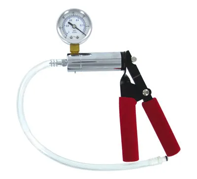 Size Matters Deluxe Metal Pump WPressure Guage XR Brands Male Sex Toys