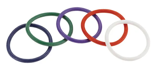 Spartacus Female Sex Toys 2in Soft C Rings Rainbow