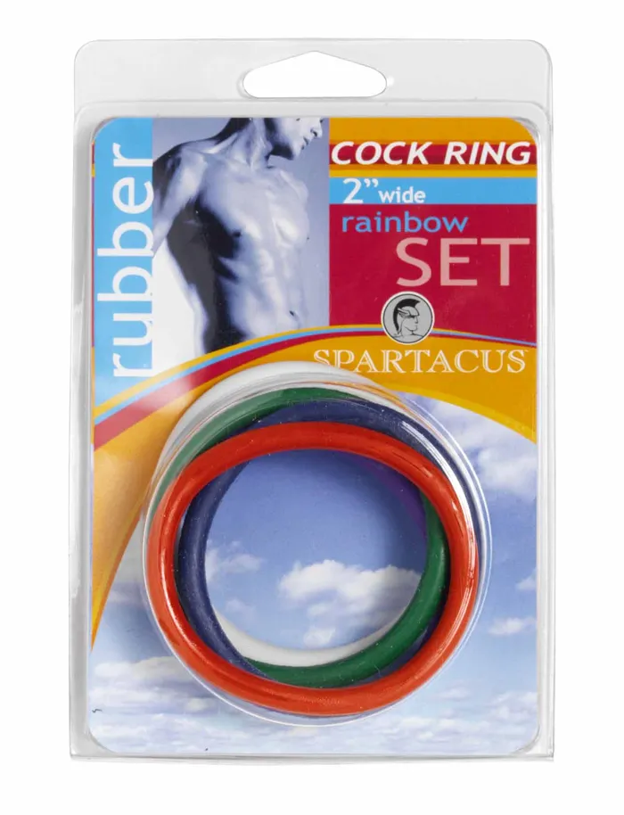 Spartacus Female Sex Toys 2in Soft C Rings Rainbow Spartacus Female Sex Toys 2in Soft C Rings Rainbow