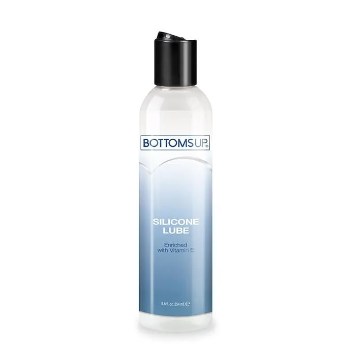 Topco Female Sex Toys Bottoms Up Silicone Lube With Vitamin E 86 Oz