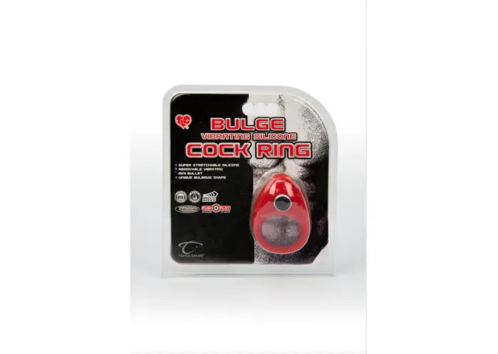 Topco Male Sex Toys Tlc Bulge Virating Silicone Cock Ring