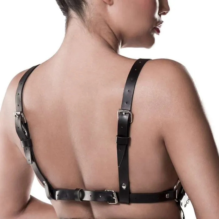 4 Piece Harness Chain Set Various Sizes St Rubber Female Sex Toys